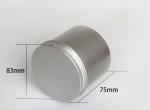 300ml 83*75 Silver Round Threaded Aluminum Can Flower Tea Snacks Nuts Sealed Sub
