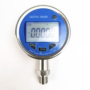 China Stainless Steel Digital Pressure Gauge Rechargeable Battery For Fuel Oil wholesale