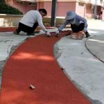 9mm Outdoor Eco friendly Jogging Track EPDM Granules Flooring