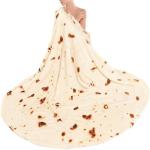 60 X 80Inch Burritos Tortilla Wearable Hooded Blanket