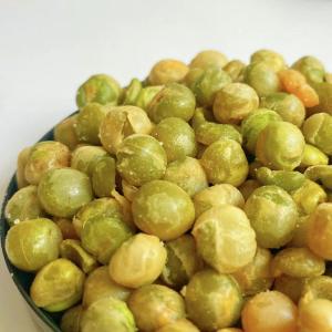 China Wholesale BRC OU KOSHER Certified Fried Snacks Garlic Flavor Green Peas wholesale
