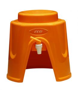 China Orange Countertop Filtered Water Dispenser ,  Non Electric Water Purifier Dispenser wholesale