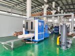 Automatic HDPE Plastic Film Pop Out Sheet Folding Machine With Talcum Powder