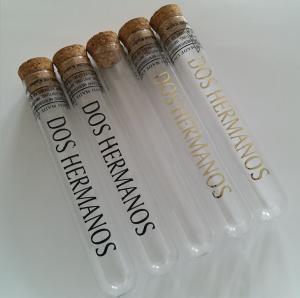 China Printed 10*100mm Test tube with cork top wholesale