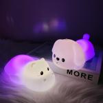 Night Light For Kids Cute Silicone Puppy Night Light With 2 Levels Of Brightness