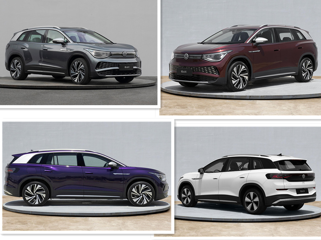 VW ID6X 617KM Electric Car Motor Fast Electric Car Autos With Long Power Life Battery ID6 X Smooth Driving Experience