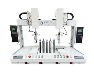 China Double Heads Automatic Soldering Machine Desktop Welding Robot wholesale