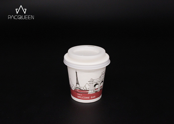 Food Safety Custom Disposable Paper Cups Heat Proof Branded Cup Sleeves