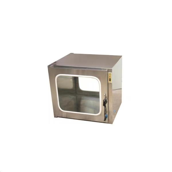 220V 50HZ Cold Rolled Cleanroom Pass Box Stainless Steel Static Pass Box