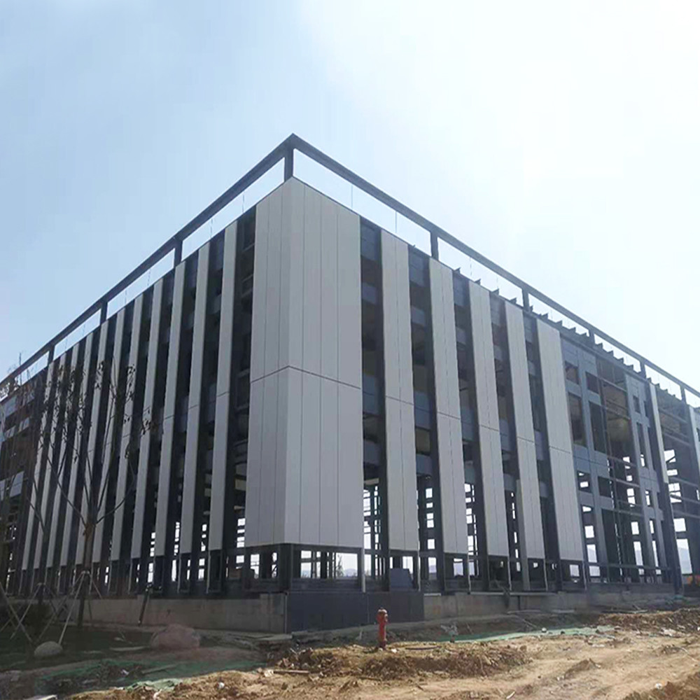 Sa 2.5 Shot Blasting Level Steel Beam Warehouse With Autocad Software