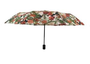 China Ladies Pongee Automatic Folding Umbrella For Travel wholesale