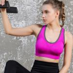 supportive High Impact Sports Bras For Women Nylon Material Odorless