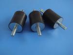 Black Color Rubber Shock Mounts / Cylindrical Vibration Isolators