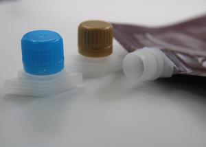 China Plastic Pour Spout Covers Sealing On Self Stand Upright Laminated Pouches wholesale