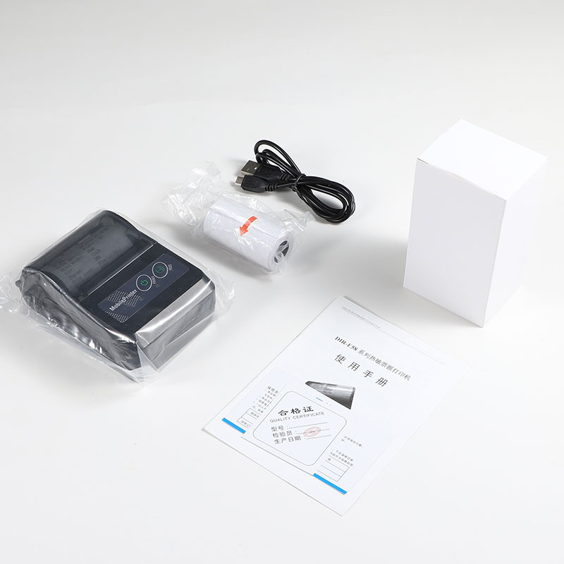Private Mold 58mm Thermal Receipt Label Printer for Back Kitchen Delivery Warehouse