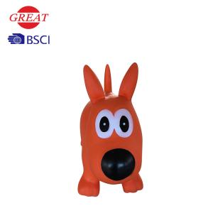 China Cute Bouncy Dog Hopper Included Inflatable Pump For 3 Ages Kids Jumping wholesale