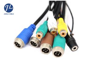 China Vehicle Backup Camera RCA Cable Connect 4 Pin Shielded For Power / Video / Audio wholesale