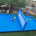 14 Years up Castle Inflatable Sport Field Beach Customized Water Volleyball