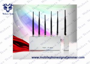 China Handheld Cell Phone Jammer Kit 3G GSM CDMA 5 Antenna 33W Energy Consumption wholesale