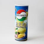 Peel Off Foil Sealed Embossing Paper Composite Cans For Chips , Snack Foods