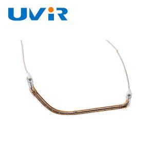 China Contour Emitter 3D Infrared Heating Element Tube With Gold Plated Reflective Layer wholesale