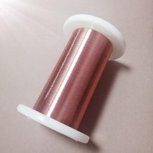 China 0.09mm Polyurethane Self bonding Enameled Copper Wire With Solid Conductor Magnet Wire wholesale