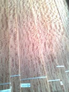 China Natural Figured Makore Wood Veneer For High-end Furniture wholesale