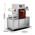 Two Way Transmission Gas Flush Food Thali Packing Machine With Without Vacuum