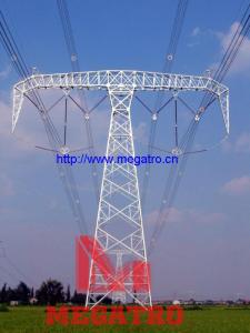China 500KV tangent double circuit compact transmission tower wholesale
