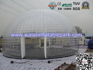 China Event Transparent Bubble Tent For Bar , Inflatable Large Dome Tent wholesale