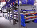 1000mm Coil Sheet 5.5Kw Ceiling PU Sandwich Panel Production Line 1.0 Inch Chain