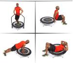 fitness trampoline with handlebar, fitness trampoline with bar, fitness
