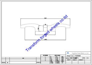 China TC200002 20 inch forged center disk blanks wholesale