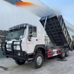 Left Steering 70t Load SINO HOWO Dump Truck Steel Structure For Africa Market