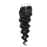 100% Unprocessed Hair Closure Pieces Brazilian Loose Wave Closure Real Hair