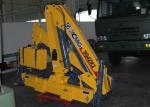 Mobile Knuckle Boom Truck Mounted Crane For lifting 4tons, moment 8.4T.M.