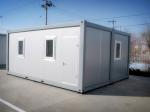 Cerulean Novel Shipping Container Mobile Home Stable With Double - Glazing