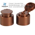 Professional Manufacturer PP Pump Custom Black Pink Flip Top Cap For Bottles