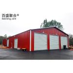 Large Span Steel Frame Heat Insulated Expandable Galvanized Warehouse for Car