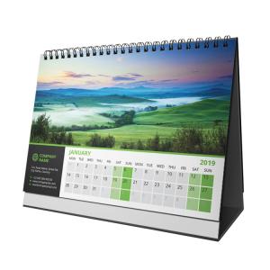 China Folding Office Desk Custom Calendar Printing With Business Advertising Printed on sale