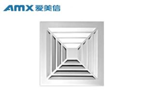 China Lightweight Air Vent Accessories Strong Power Square Inlet &amp; Outlet Assembly wholesale