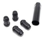 Acorn Locking Wheel Nuts Black , 1 / 2 Inch Ford Vehicle Parts High Precision