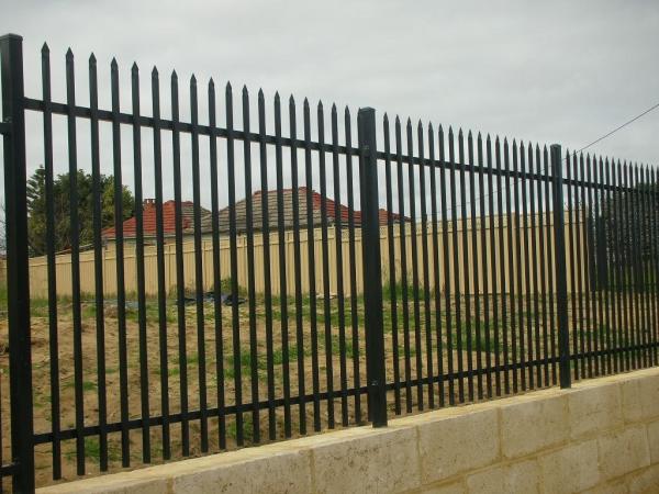 Community Factory Area Fence Iron Products Zinc Steel Protection Fence