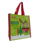 30cmPP Reusable Shopping Tote Bag Red Wine Gift Bags Reusable Tote Bags With