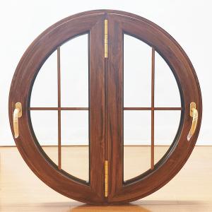 China Office Interior Decor Triple Panel Aluminum Circle Windows Aluminium Circular Windows wholesale