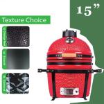 15-24 Inch Pellet Smoker Barbecue Charcoal Kebab Green Egg Grill BBQ Ceramic