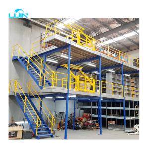 China Cold Rolled Steel Q235 Industrial Mezzanine Floors 500kgs Loading Capacity wholesale