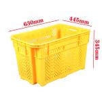 Plastic Moving Box Containers For Fruits Vegetables Internal Size 590x410x330mm