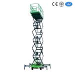 500Kg Loading Capacity Hydraulic Lift Platform 12m Height Mobile Scissor