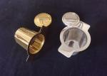 Food Grade Mirror Polishing Metal Loose Tea Infuser Double Handles